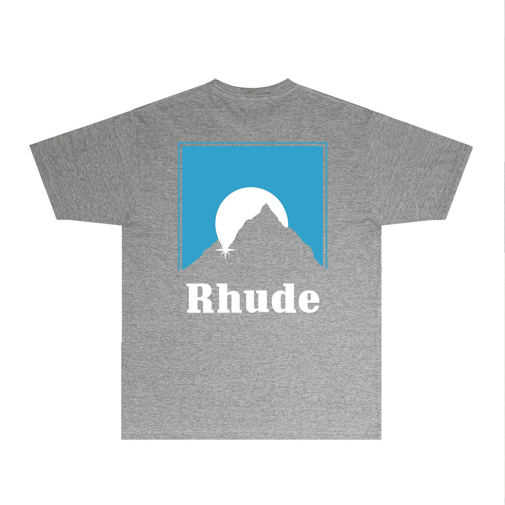 Rhude T-shirts Printed Trendy Pure Cotton