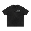 Askyurself T-shirts Men's Spring and Summer Print Fried Color Short Sleeve T-shirt