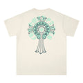 CHH Chrome Heart T Shirts Cross Print Short Sleeve T-Shirt Loose