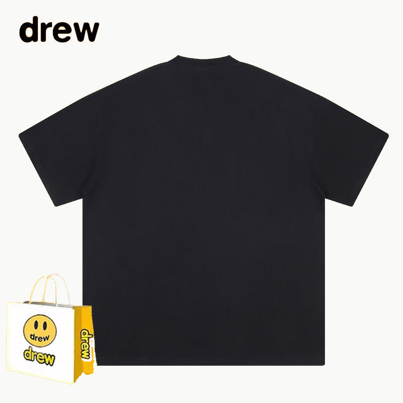 Drew T-shirts Short Sleeve English Printed T-shirt