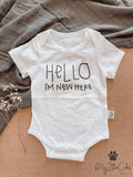 Hello I’m New Here Romper